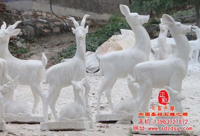 石雕小鹿