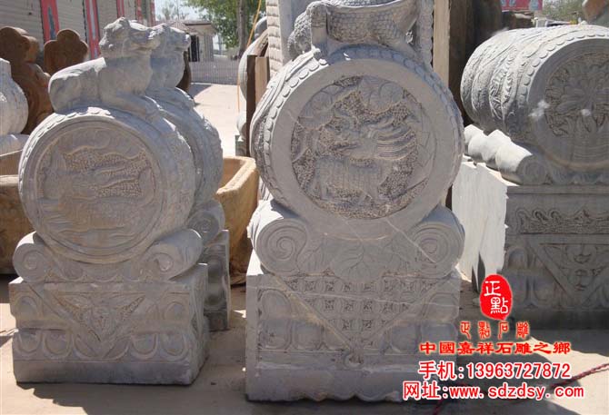 仿古石雕石鼓